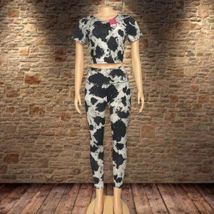 Women's casual Crop Top, Leggings, Pants, Outfit Set